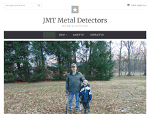 Tablet Screenshot of jmtmetaldetectors.com